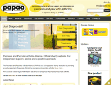 Tablet Screenshot of papaa.org